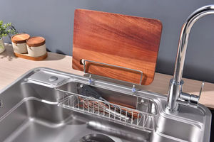 Évier de cuisine rectangulaire à cuvette unique en acier inoxydable 304 fait à la main avec design épaissi - Product Image 5