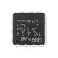 Microcontrolador STM32F107VCT6 de 32 Bits para Cortex-M3, Circuito Integrado con 256 KB de Memoria Flash, Paquete LQFP de 100 Pines