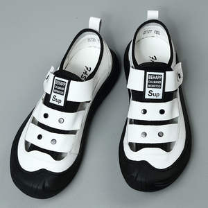 Sandalias de Playa para Hombre, de Cuero Genuino, Punta Abierta, Ligeras, Transpirables, Antideslizantes, con Soporte de Arco, Suela Suave, Casuales, por Encima de la Rodilla - Product Image 3