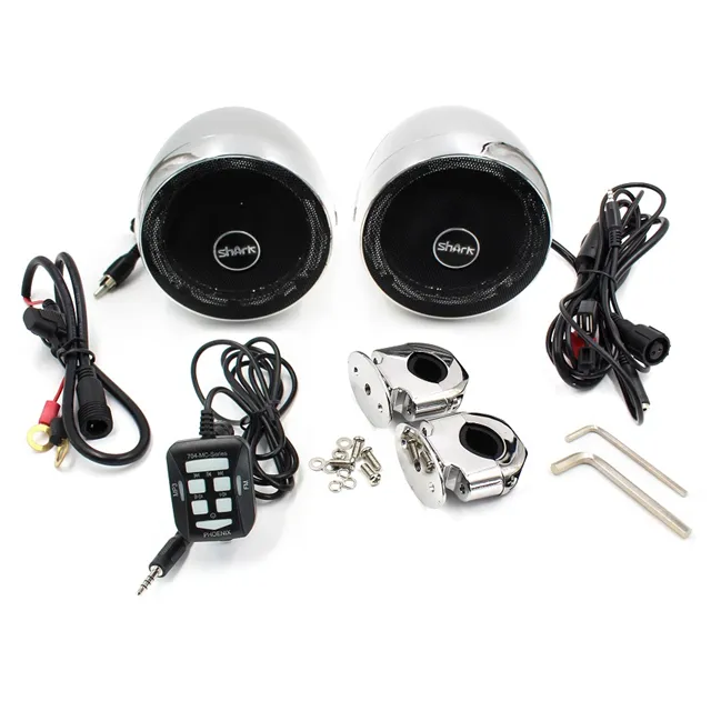 Waterproof Marine Stereo BT Motorcycle Audio Boat Car MP3 Player Auto Sound System For SPA UTV ATV