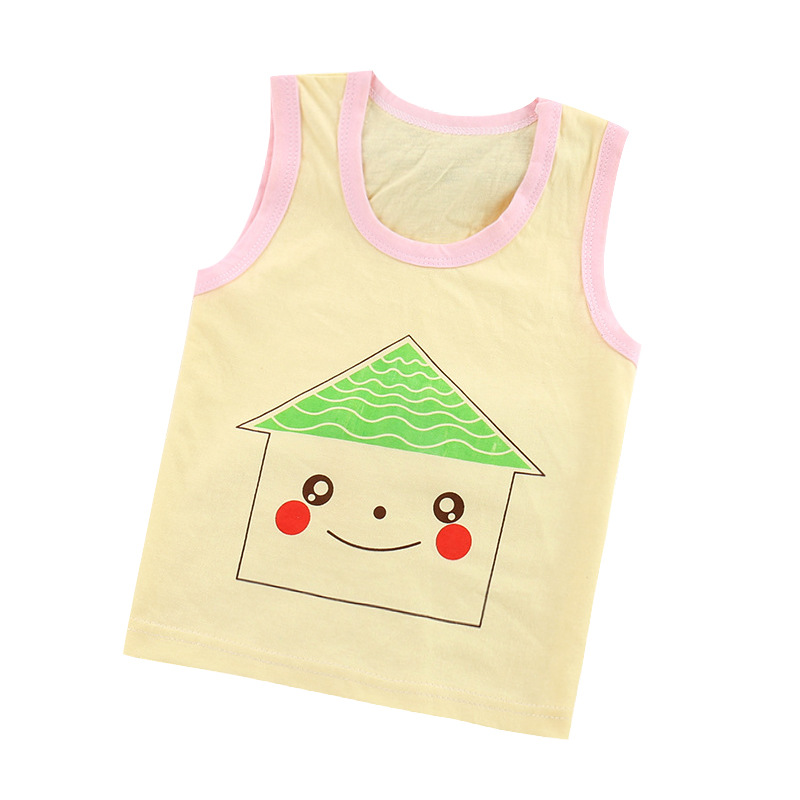 Детский хлопковый жилет, Новинка лета 2021, детская одежда, кофта для девочек, рубашка для мальчиков