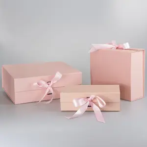 A foldable gift box with magnetic suction for convenient transportation that be used to hold clothes and shoes