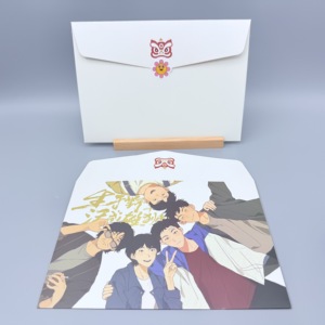 ซองจดหมายสำหรับเรียนจบแบบเป็นมิตรต่อสิ่งแวดล้อมหมึกรีไซเคิลจากพืชกระดาษปาป๋า - Product Image 4