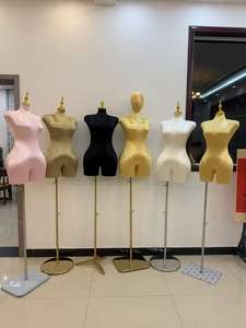 Maniquí de terciopelo BBL curvilíneo brasileño para mujer, forma de vestido de novia, medio cuerpo, talla grande, busto grande, trasero, ajustable para ropa - Product Image 5