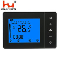 Refrigeración y calefacción Termostato programable de 4 tubos para termostato Redes Rs485 Modbus Fcu Termostato digital