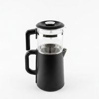 Bouilloire électrique numérique à écran tactile 1,8 L, 1500 W, température variable 45-90°C ℃   Système de maintien au chaud avec arrêt automatique pour usage domestique