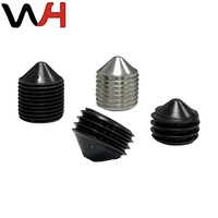 Vente en gros M12 * 10 12.9 GB78 Jeu de fixations en acier allié Pièce CNC OEM Vis à six pans creux en métal industriel personnalisées Boulons à pointe conique