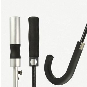 High Quality 190T Auto Open Waterproof <b>Windproof</b> Straight Golf <b>Umbrella</b> Lifting Function Silk Screen Printed Custom Promotional - Product Image 6