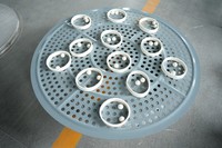 Balles en caoutchouc hautement élastiques pour tamis vibrant, pièces de rechange pour machine de criblage, tailles 15-60 mm, couleurs blanc/noir, pour l'exploitation minière
