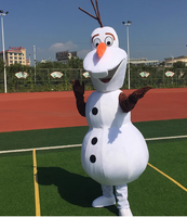 Offre Spéciale personnalisé unisexe adulte Olaf mascotte Costume bonhomme de neige style de caractère pour Halloween vacances et promotions