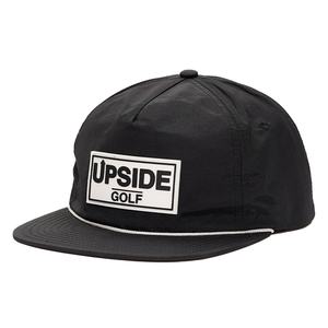 หมวกแก๊ปไนลอนแบบไม่มีโครง 5 ชิ้นส่วน ปรับขนาดได้ พร้อมป้ายยางรูปเชือก - Product Image 2