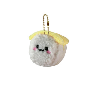 Japanese-style Cute Rice Ball Sushi Plush Doll Schoolbag Hanger Accessory Plush Key Chains Toys Holder Bag Accessories Keychain