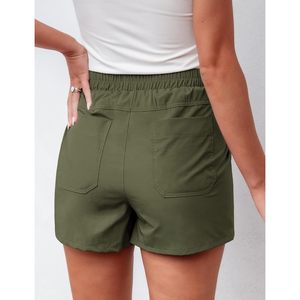 2025 faldas elásticas envolventes de cintura alta de moda para mujer, pantalones cortos de secado rápido para senderismo, tenis, Golf, gimnasio, con bolsillo, pantalones cortos con patrón caliente - Product Image 3