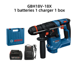 <span class=keywords><strong>สว่าน</strong></span><span class=keywords><strong>โรตารี่</strong></span>ไร้สาย <span class=keywords><strong>Bosch</strong></span> GBH 18V-18X 18V Brushless, ดอกสว่านคอนกรีต ONECHUCK 18 มม. กำลังกระแทก 1.5J - Product Image 1