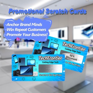 Tarjetas y Vales Rasca y Gana Personalizados para Adultos - Boletos de Lotería Rasca y Gana Impresos Digitalmente en Cartulina con Diseño Gratuito Promocional - Product Image 3