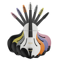 Instrument à cordes puissant V-PAN Violon acoustique OEM de haute qualité et violon électrique Matériau en fibre de carbone 4/4 3/4 1/2 1/4 1/8