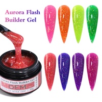 Vente en gros label privé gel dur pour la construction gel d'extension des ongles solide gelée gel de construction vernis à ongles