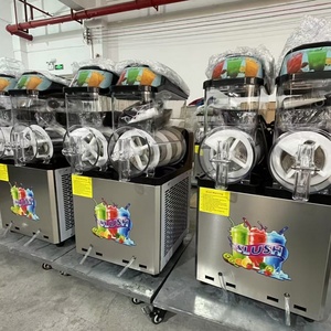 Máquina de Granizados de Tres Sabores, Máquina Comercial para Hacer Granizados y Cócteles Congelados - Product Image 1
