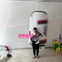 La promotion publicitaire gonflable peut convenir, sac à dos gonflable avec logo personnalisé pour l'activité du centre commercial, le défilé, le spectacle sur scène
