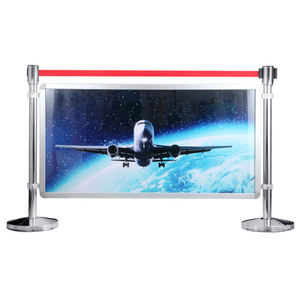 Supporto per frangivento pubblicitario in alluminio barriera per barrette per bar - Product Image 3