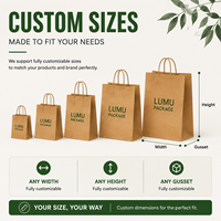Sacs en papier kraft personnalisés avec motif de Noël imprimé, design de Noël, sacs d'emballage cadeau, fabricant en gros