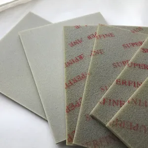 China Manufacturer Household Cleaning Stainless Steel Scourer Hand Polishing Sanding Pad Abrasive Sponge Block and Roll