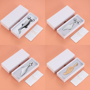 Massaggiatore a rullo YUEXIU in lega di zinco per occhi, strumento per raschiamento facciale, bastoncino di bellezza a testa di pesce per lifting del <span class=keywords><strong>viso</strong></span> - Product Image 2