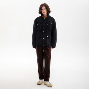 스트레이트 레그 하렘 팬츠 오엠 스포츠 남성 액티브 염색 코듀로이 캐주얼 팬츠 - Product Image 3