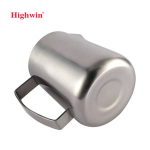 HIGHWIN Acero Inoxidable <span class=keywords><strong>Barista</strong></span> 350ml 600ml Espresso Humeante Leche Jarra - Product Image 5