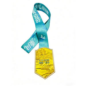 Militair geïnspireerde marathonmedaille met camouflagecoating, gravure op hondenpenning, zinklegering, elektrolytisch verzinkt, met muziek- en nationale dagthema's - Product Image 5