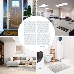 Washable & Reusable Carpet <b>Sticker</b>, 10*10cm White Rug Grippers for Laminate Floor, White Non-Slip Carpet Grippers - Product Image 6