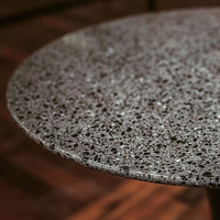 Table basse moderne de Style nordique avec table d'appoint convertible en bois de frêne marbre Terrazzo ensemble de vente de salon ou de bureau