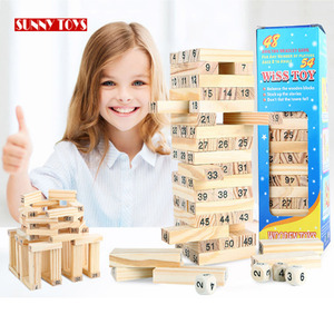 Éducatifs tumbling <span class=keywords><strong>tour</strong></span> jeu <span class=keywords><strong>en</strong></span> <span class=keywords><strong>bois</strong></span> bloc <span class=keywords><strong>de</strong></span> construction jouet nombre carré <span class=keywords><strong>en</strong></span> <span class=keywords><strong>bois</strong></span> empiler des <span class=keywords><strong>blocs</strong></span> pour enfants - Product Image 1