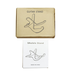 Soporte de guitarra y ukelele de madera X-Frame Style Soporte de guitarra portátil plegable al por mayor - Product Image 6