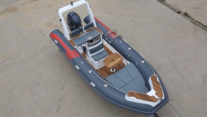 Bateau pneumatique semi-rigide Rib550 Sport PVC Hypalon <span class=keywords><strong>de</strong></span> conception européenne avec certificat CE - Product Image 6