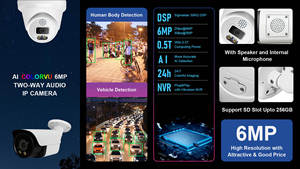 Hik NVR Cắm Và Chạy Thông Minh Ánh Sáng Kép Hai Chiều Âm Thanh 8MP POE Camera <span class=keywords><strong>Human</strong></span>/Xe <span class=keywords><strong>Detection</strong></span> SD Khe Cắm - Product Image 2