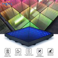 Sailwin scène lumières verre trempé magnétique infini miroir panneau 3d effet LED piste de danse pour la fête de mariage
