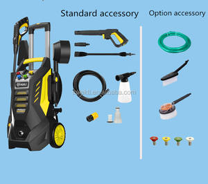 Hidrolavadora Portátil de Alta Presión 1600w 120bar, Lavadora Eléctrica para Autos, Limpiador de Alta Presión - Product Image 2