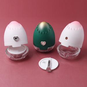 Thiết Kế Mới Tùy Chỉnh 20 Gam Trứng Hình Dạng Kem Bao Bì Với Gương Rỗng Nhựa <span class=keywords><strong>Lip</strong></span> <span class=keywords><strong>Gloss</strong></span> Mặt Kem Container Jar - Product Image 4