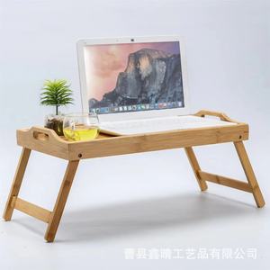 Wooden Bed Tray Folding Leg Solid Wood Storage Rack Modern Minimalist Kids <b>Study</b> <b>Desk</b> - Product Image 2