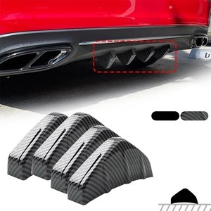 4 piezas de alerón de chasis para modificación de coche, barra de seguridad, labio trasero, decoración de alerón trasero, protector de parachoques trasero de coche - Product Image 6