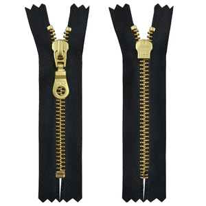 Couleur personnalisée de haute qualité pour 3 # 5 # <span class=keywords><strong>8</strong></span> # 10 #   <span class=keywords><strong>Fermeture</strong></span> <span class=keywords><strong>éclair</strong></span> en laiton à extrémité fermée avec <span class=keywords><strong>curseur</strong></span> à verrouillage automatique pour jeans, chaussures, sacs et vêtements - Product Image 4