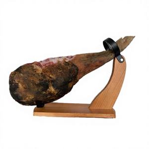 Porte-<span class=keywords><strong>jambon</strong></span> écologique à un seul niveau, sur pieds en bois, personnalisé, de la marque JUNJI Kitchenware, pour <span class=keywords><strong>charcuterie</strong></span> et viande séchée. - Product Image 1