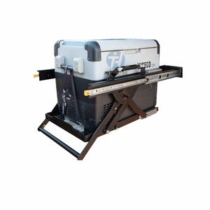 Glissière de réfrigérateur portable pour voiture 4x4 95L en acier, inclinable latéralement, avec <span class=keywords><strong>plateau</strong></span> <span class=keywords><strong>coulissant</strong></span> - Product Image 5