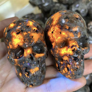 ナチュラルクリスタルスカルリアクティブスピリチュアルヒーリングストーンクォーツユーパーライトスカル - Product Image 2