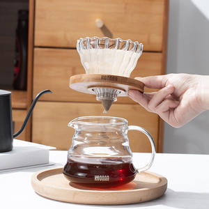 Cafetera de goteo Koonan, juego de vasos con forma de polígono, diseño minimalista para amantes del café - Product Image 4