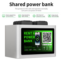 Station de location de batteries externes partagées Y2 Power, 8 batteries, 5000 mAh, kiosque de recharge au lithium polymère, usage commercial