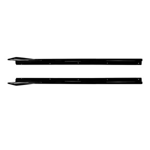 Jupes latérales en fibre de carbone texturée ABS pour Audi A7 S7 C8 2019+ - Kit carrosserie pour Audi avec transmission automatique - Product Image 5