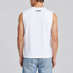 Débardeur de luxe 100 % coton pour homme, taille EU Plus 4XL, personnalisé, 230 g/m², pour la gym - Product Image 2
