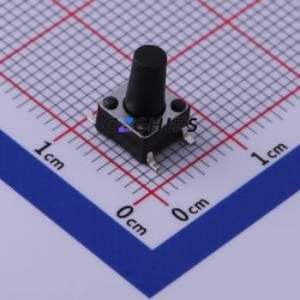 TS-1102S-B-L-B Tactile Switch SMD-4P,6x6mm Switch Single Pole Single Throw Round Button 1.6N Vertical Mount - Product Image 1